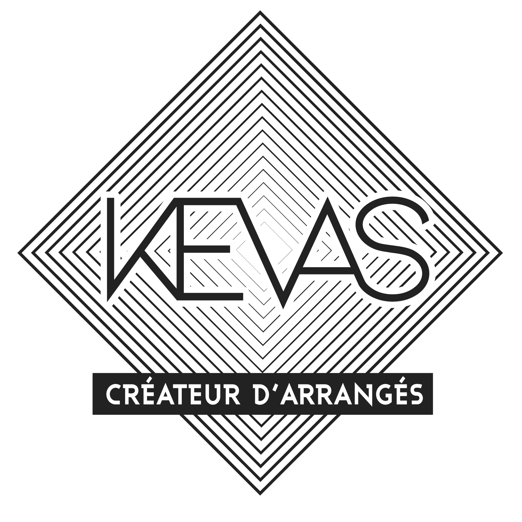 Logo Kevas créateur d'arrangés, société de rhum arrangé